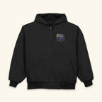 The Quiet Taught Me Turtleberry - Slowpoke Hooded Shell - Black