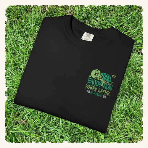 Enjoy Now - Worry Later Evergreen - Classic T-shirt - Black