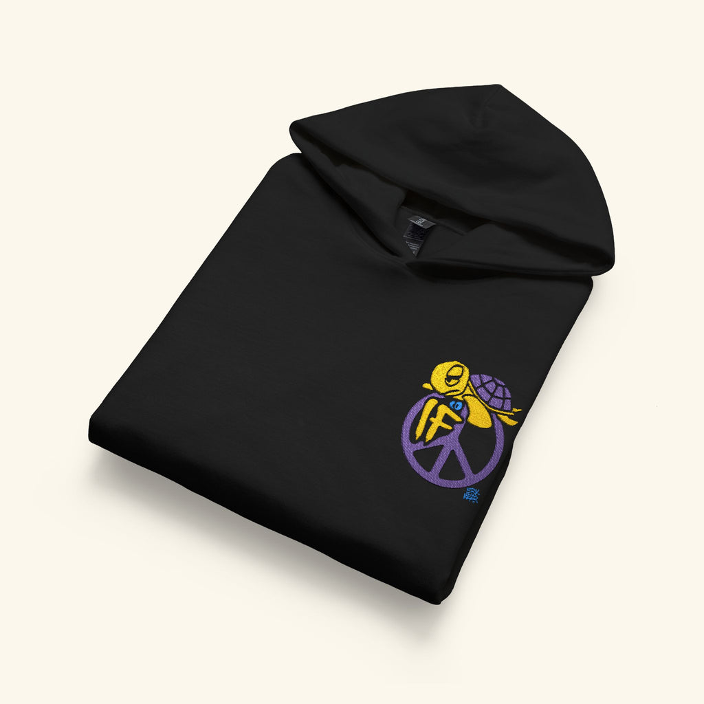 If Peace Slowglow - Junior Trailblazer Hoodie - Black