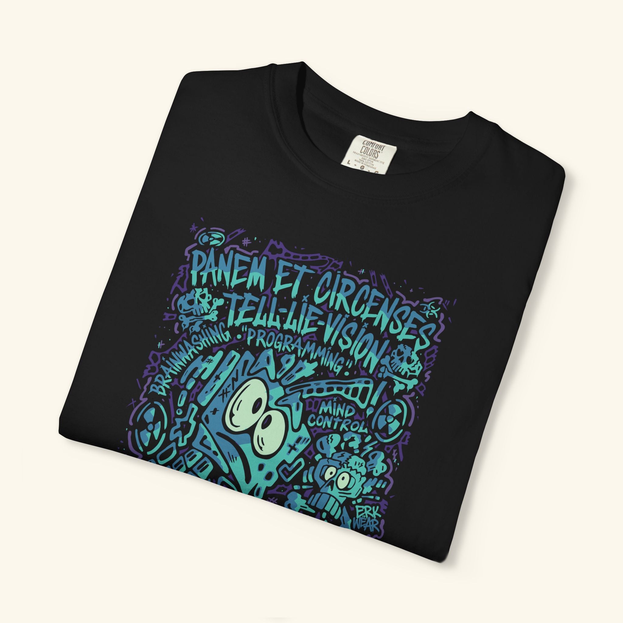 Bread & Circus Ocean - Graphic T-Shirt - Black