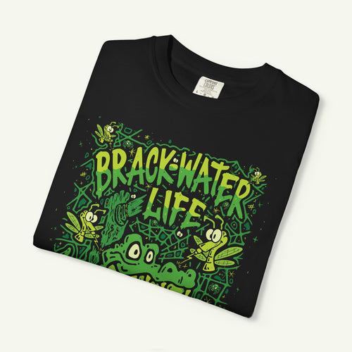 Brackwater Life - Graphic T-Shirt - Black
