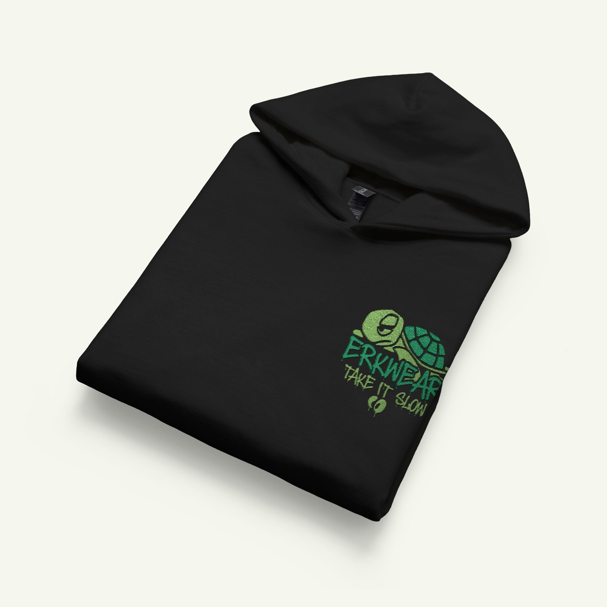 Take It Slow - Embroidered - Junior Trailblazer Hoodie - Evergreen/Black