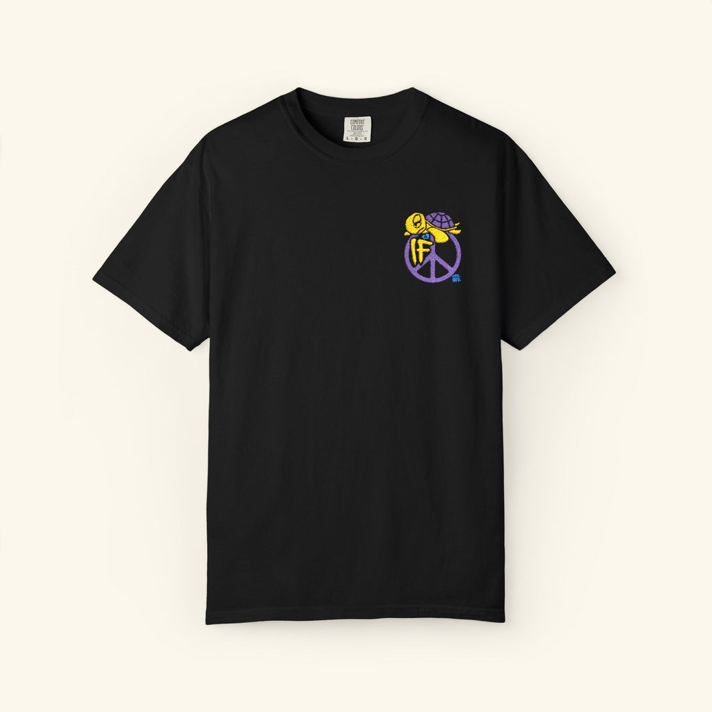 If Peace Slowglow - Classic T-shirt - Black