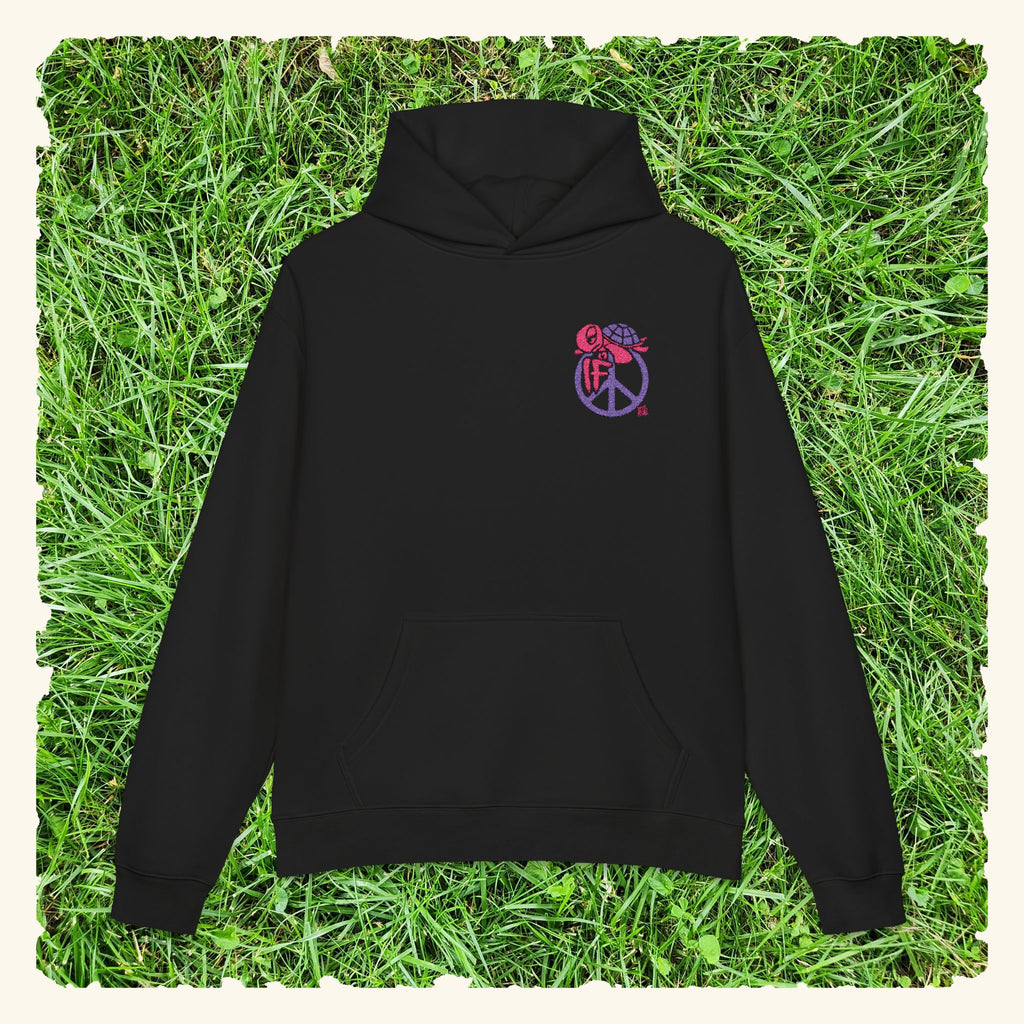If Peace Wildberry - Campfire Hoodie - Black