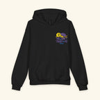 The Quiet Taught Me Slowglow - Junior Trailblazer Hoodie - Black