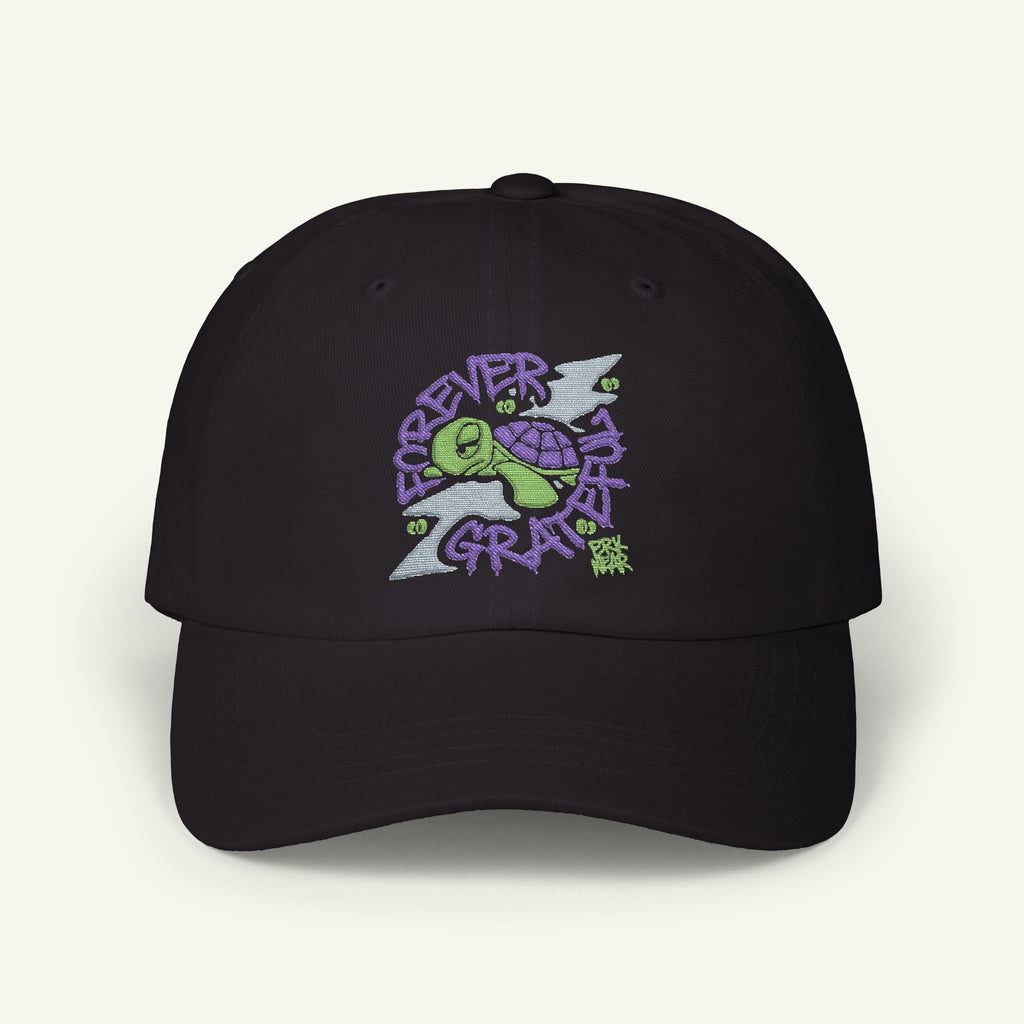 Forever Grateful - Embroidered - Classic Dad Hat - Turtleberry/Black
