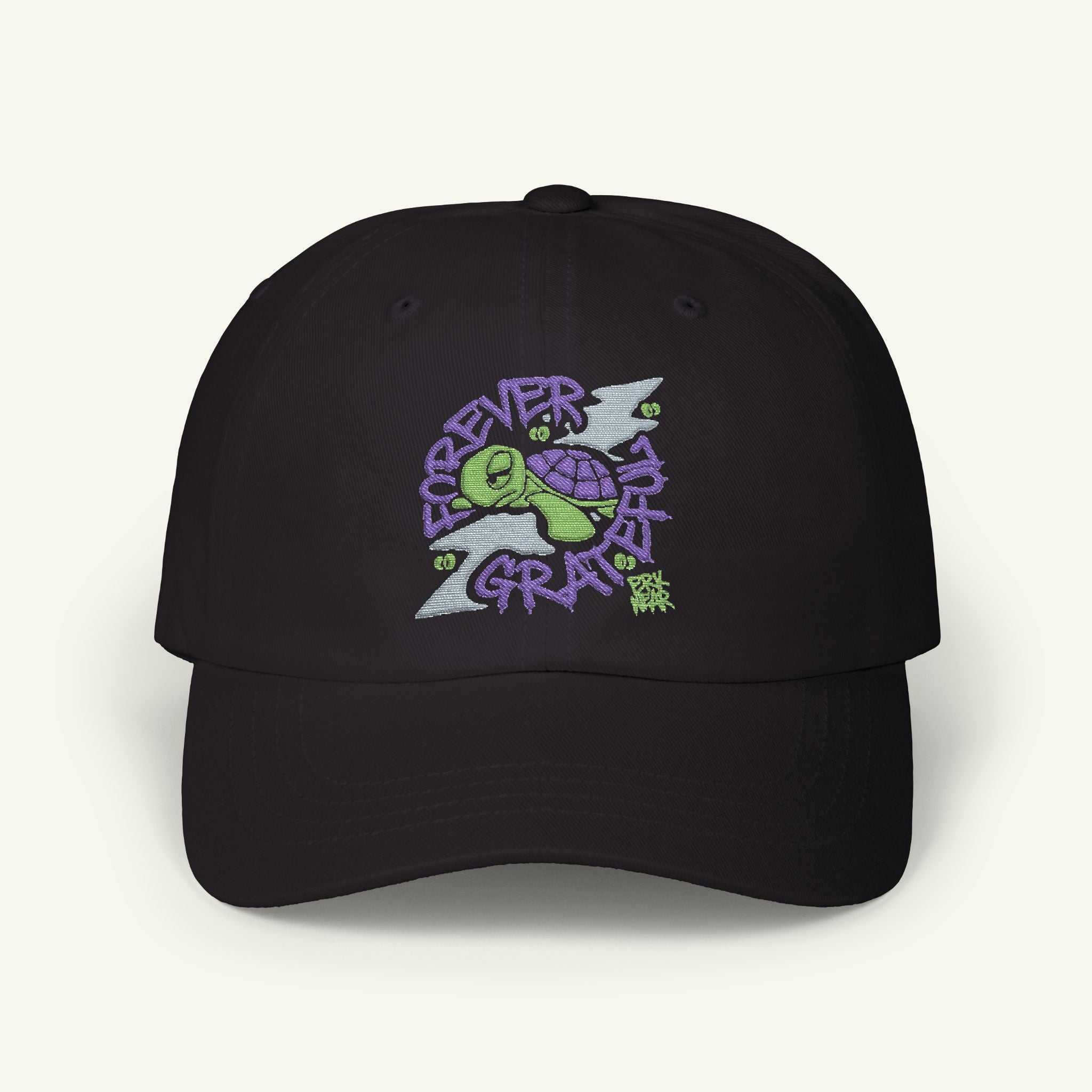 Forever Grateful - Embroidered - Classic Dad Hat - Turtleberry/Black