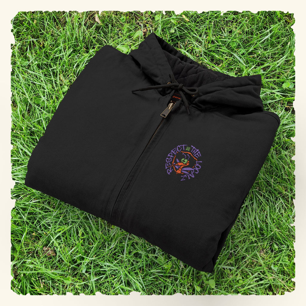 Respect The Localz - Pumpkinbog - Slowpoke Hooded Shell - Black