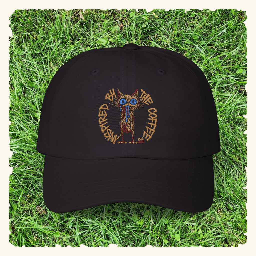 Inspired By The Coffee - Classic Dad Hat - Black