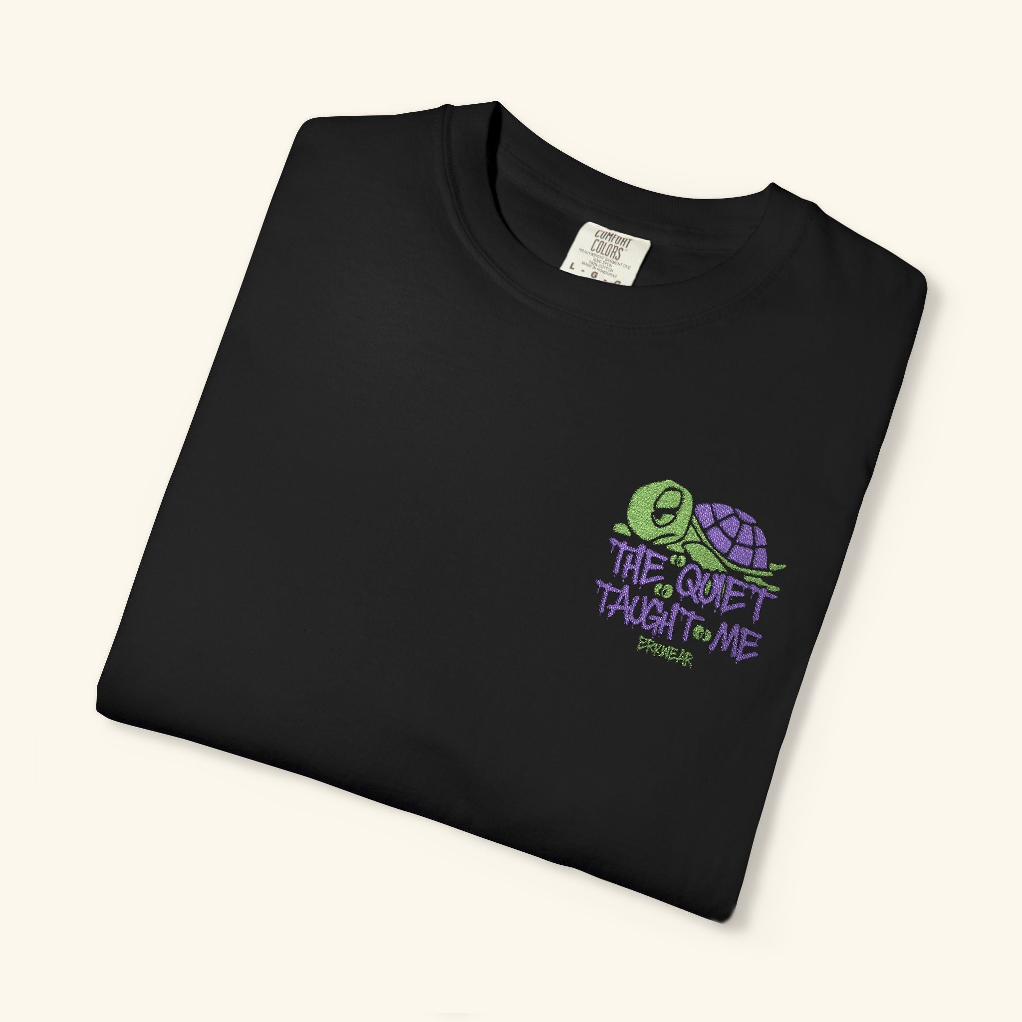 The Quiet Taught Me Turtleberry - Classic T-shirt - Black