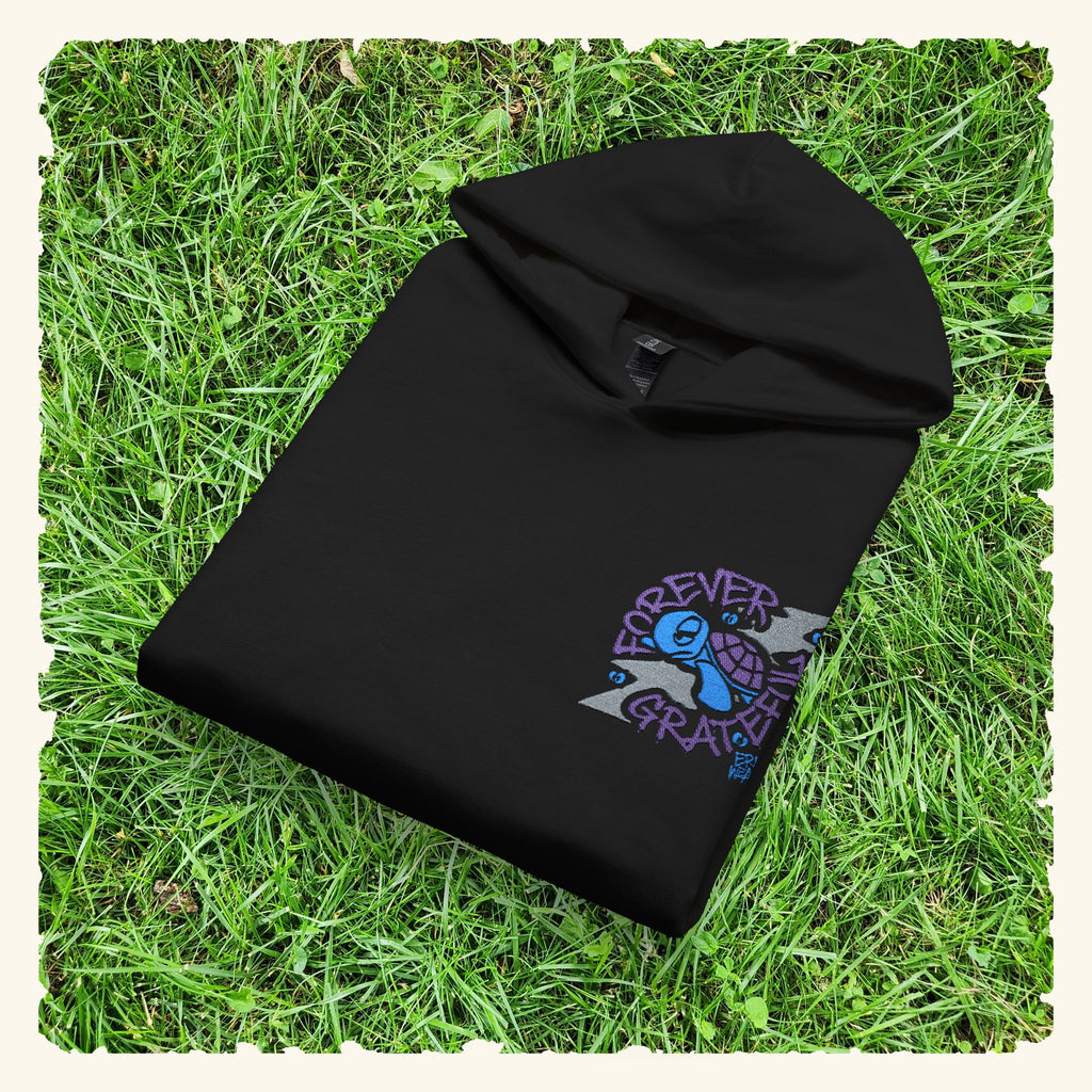 Forever Grateful Blurpleberry - Junior Trailblazer Hoodie - Black