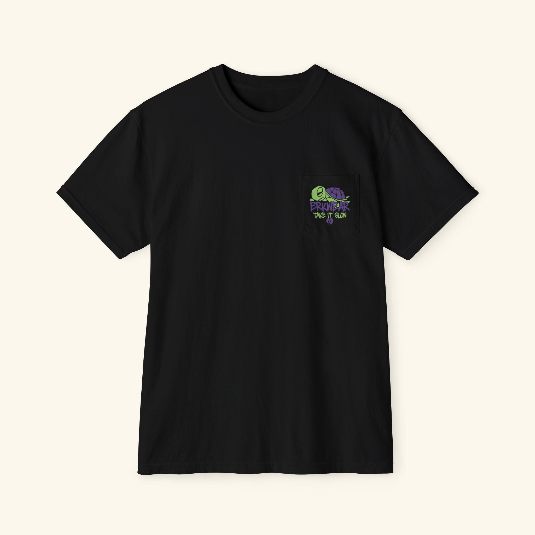 Take It Slow - Turtleberry - Pocket Tee