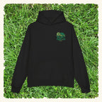 The Quiet Taught Me Evergreen - Campfire Hoodie - Black