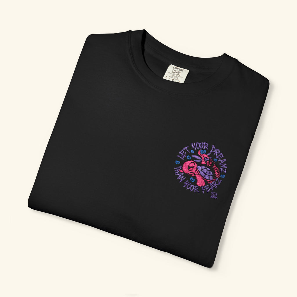 Let Your Dreamz Be Bigger Than Your Fearz Wildberry - Classic T-shirt - Black
