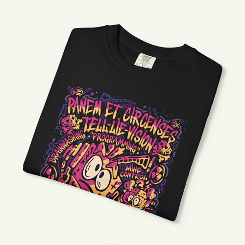 Bread & Circus - Crimson - Graphic T-Shirt - Black