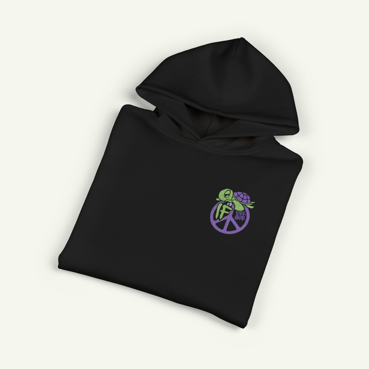 If. - Embroidered - Campfire Hoodie - Turtleberry/Black