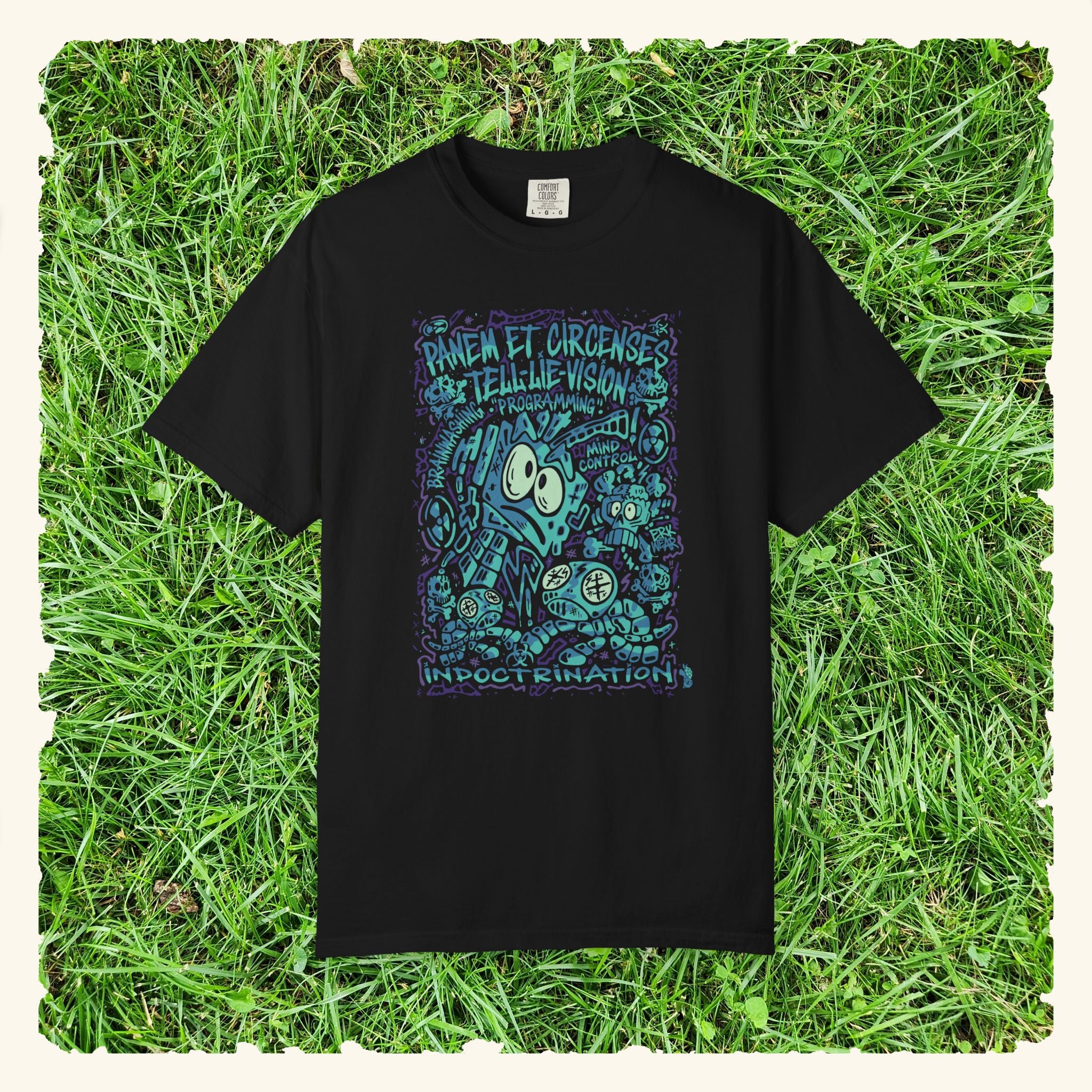 Bread & Circus Ocean - Graphic T-Shirt - Black