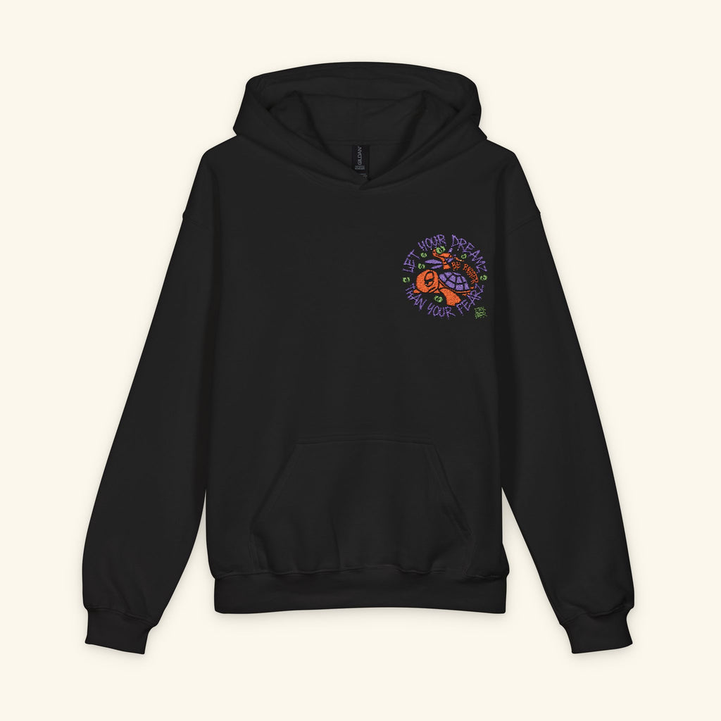 Let Your Dreamz Be Bigger Than Your Fearz Pumpkinbog - Junior Trailblazer Hoodie - Black