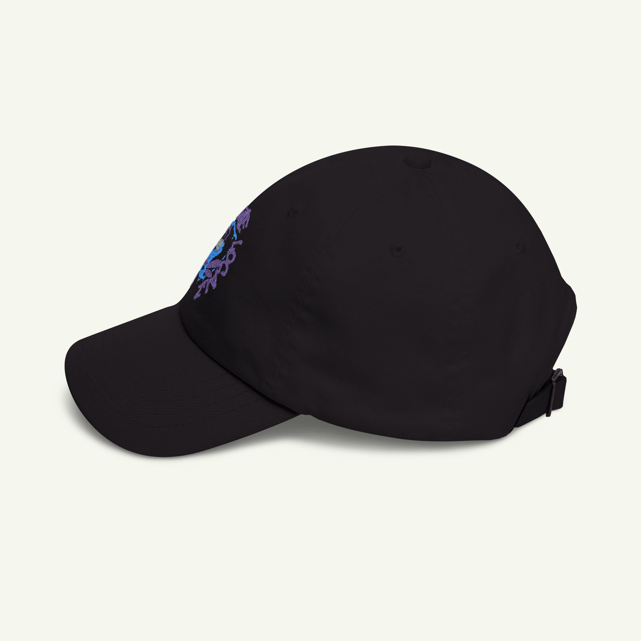 Respect The Localz - Embroidered - Classic Dad Hat - Blurpleberry/Black