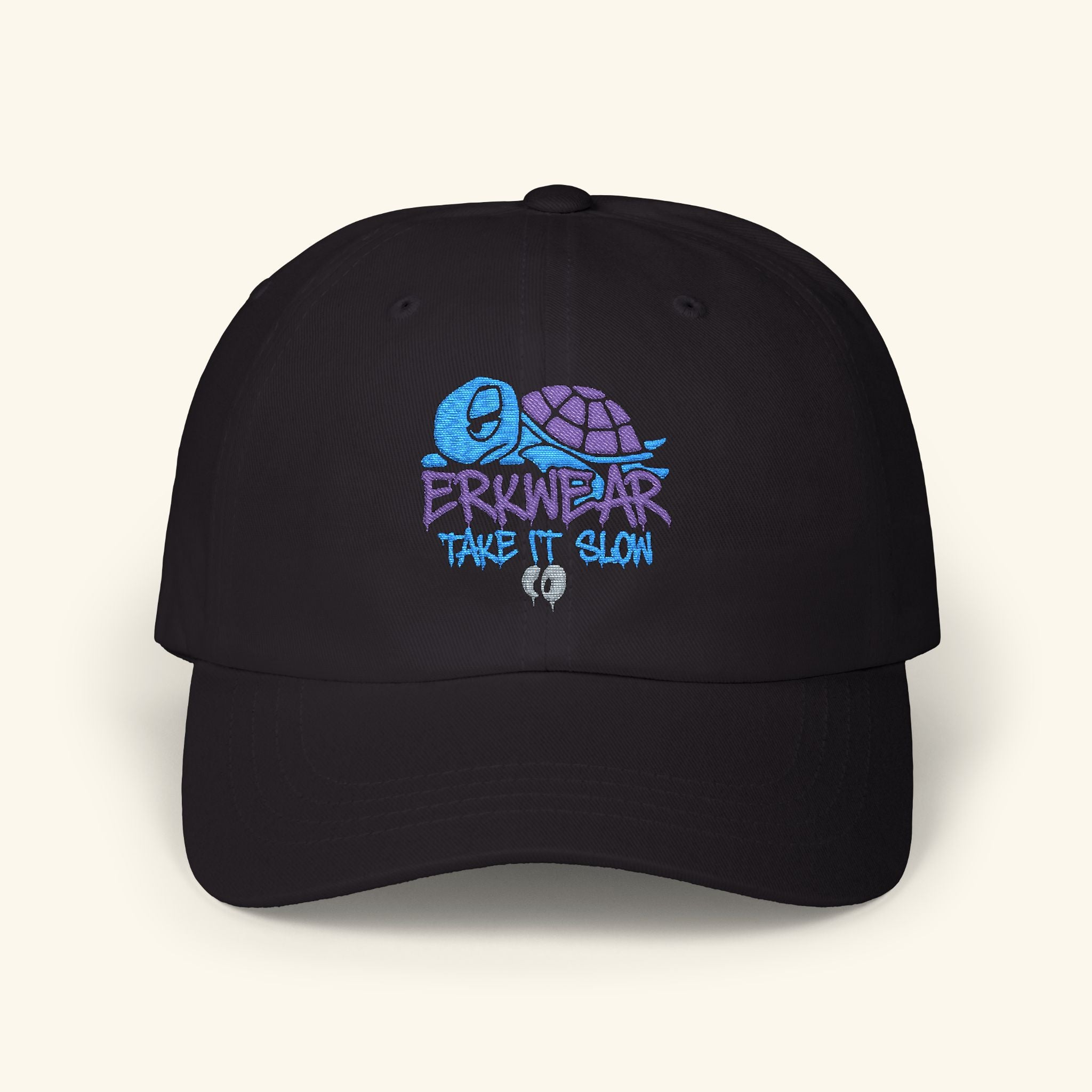 Erkwear Blurpleberry - Classic Dad Hat - Black