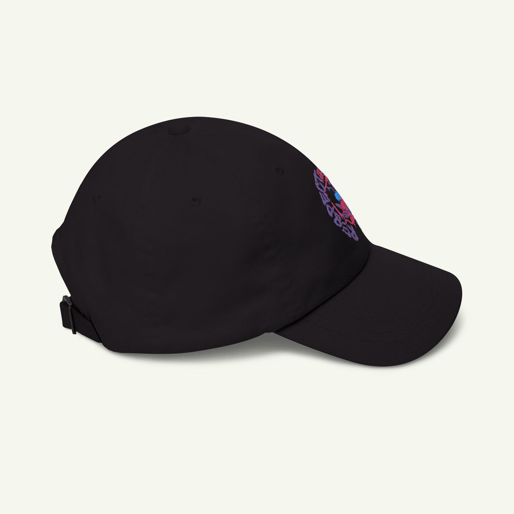Respect The Localz - Embroidered - Classic Dad Hat - Wildberry/Black