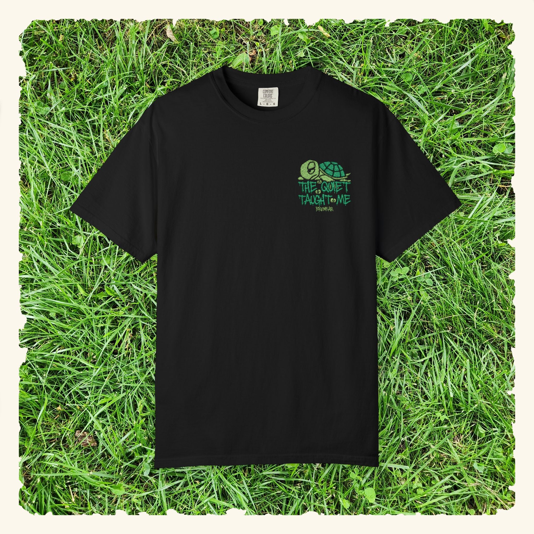 The Quiet Taught Me Evergreen - Classic T-shirt - Black