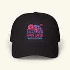 Enjoy Now - Worry Later Wildberry - Classic Dad Hat - Black