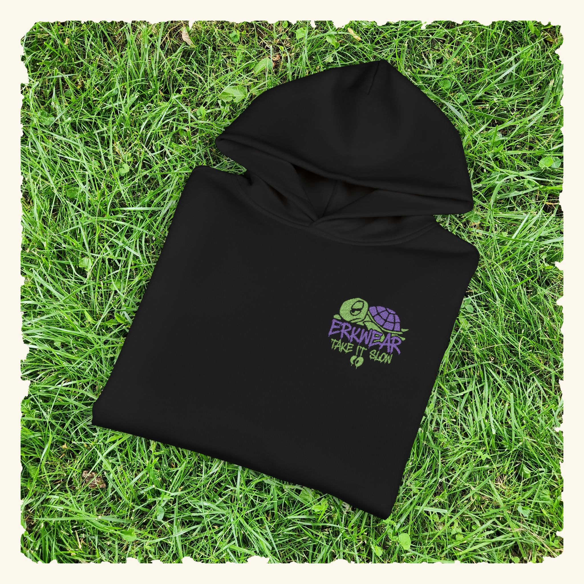 Take It Slow - Turtleberry - Campfire Hoodie - Black