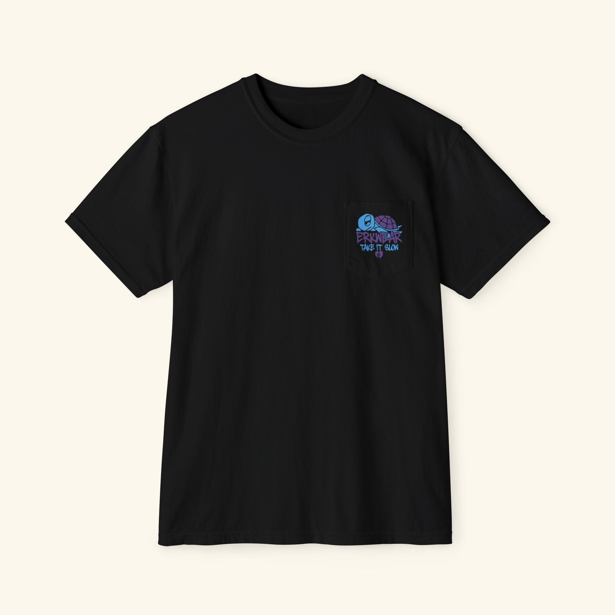 Take It Slow - Blurpleberry - Pocket T-Shirt