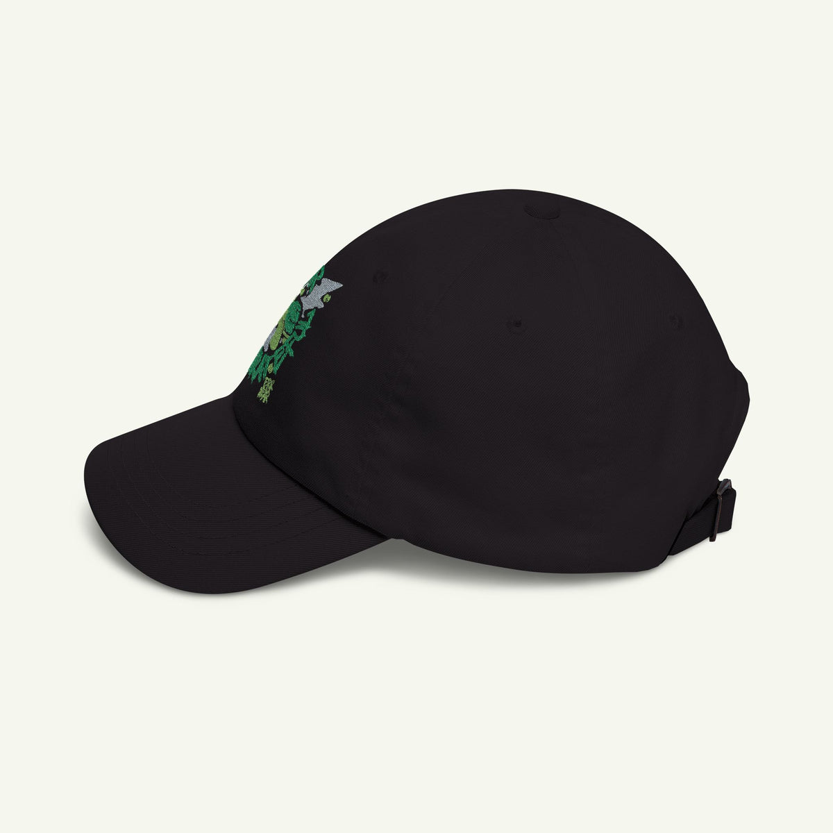 Forever Grateful - Embroidered - Classic Dad Hat - Evergreen/Black