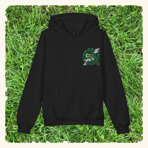 Forever Grateful Evergreen - Junior Trailblazer Hoodie - Black