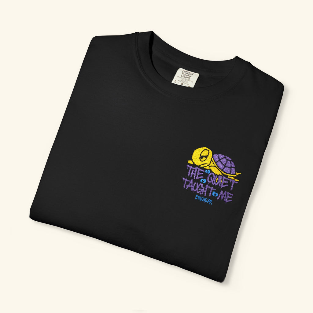 The Quiet Taught Me Slowglow - Classic T-shirt - Black