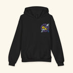 Forever Grateful Slowglow - Junior Trailblazer Hoodie - Black