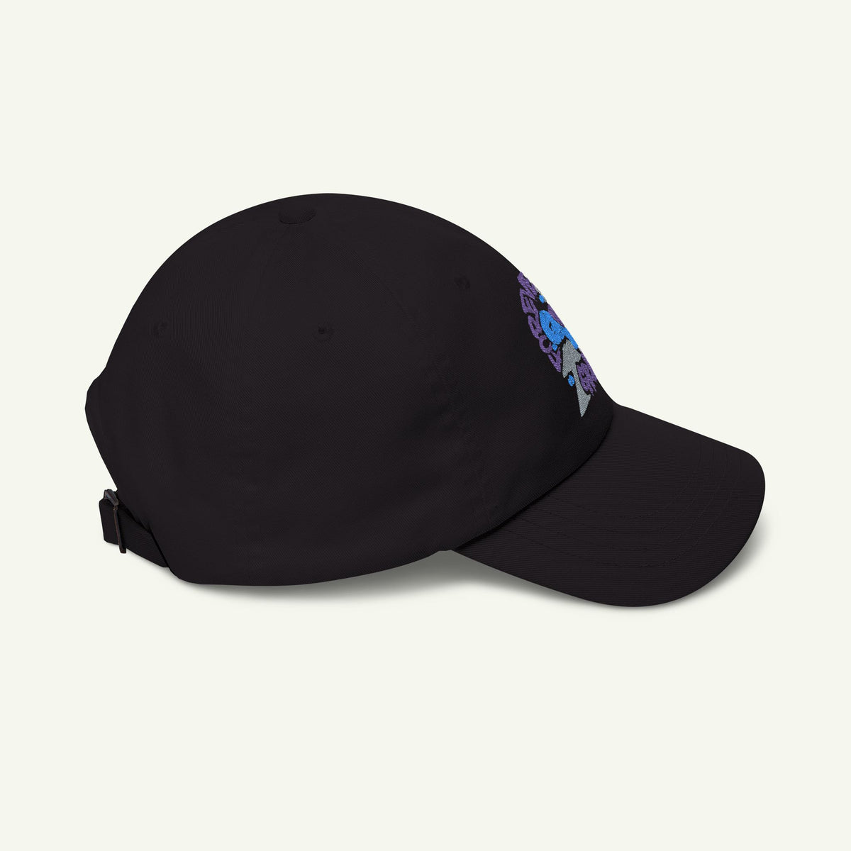 Forever Grateful - Embroidered - Classic Dad Hat - Blurpleberry/Black
