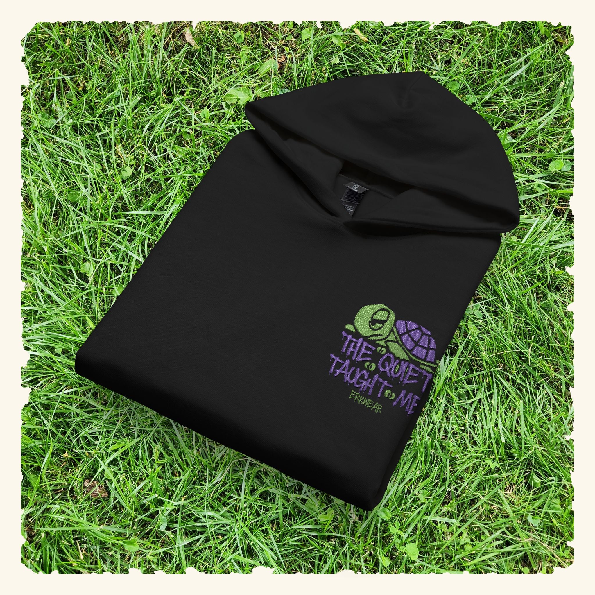 The Quiet Taught Me Turtleberry - Junior Trailblazer Hoodie - Black
