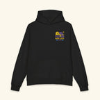 Enjoy Now - Worry Later Slowglow - Campfire Hoodie - Black