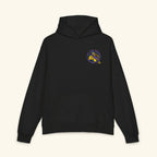 Let Your Dreamz Be Bigger Than Your Fearz Slowglow - Campfire Hoodie - Black