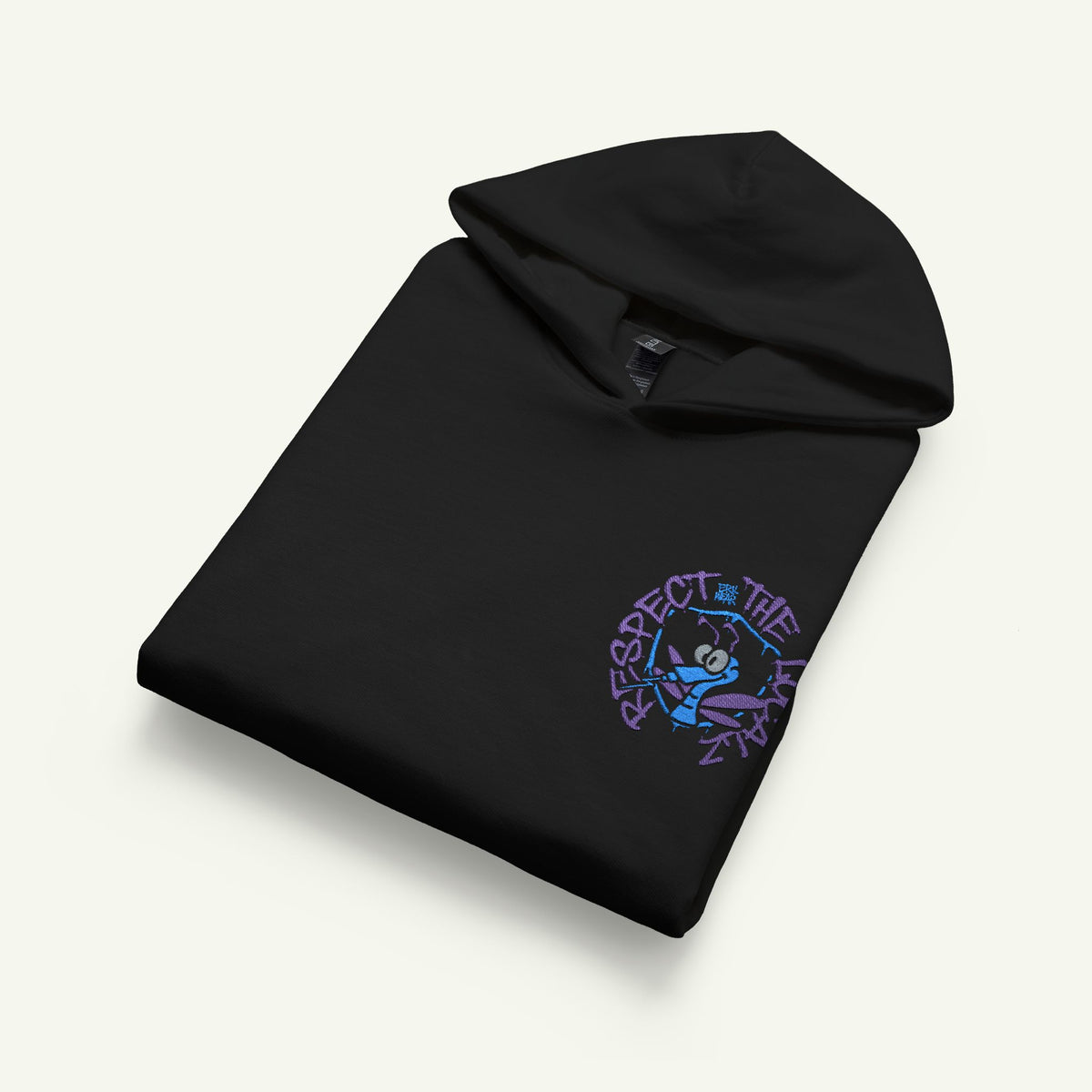 Respect The Localz - Embroidered - Junior Trailblazer Hoodie - Blurpleberry/Black