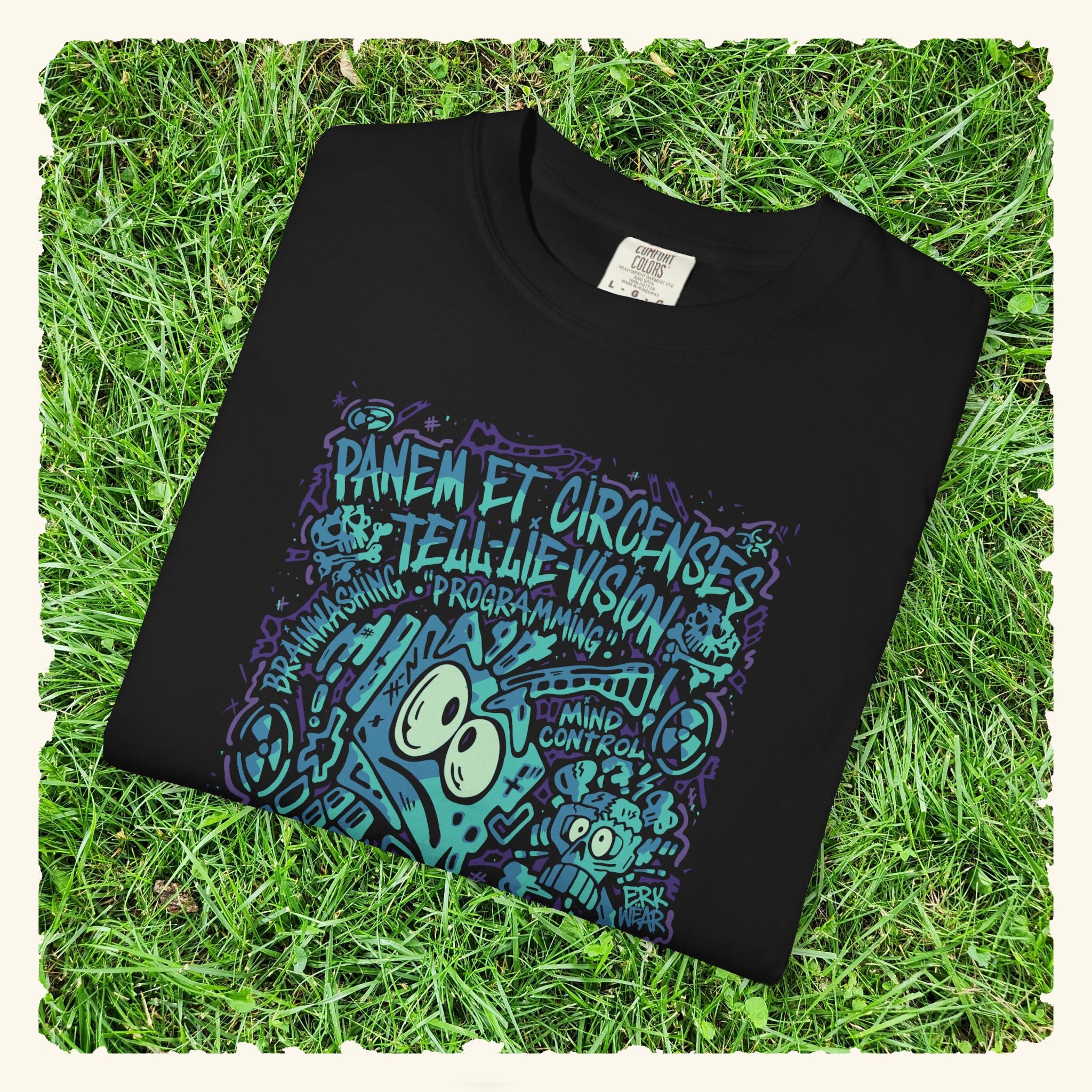 Bread & Circus Ocean - Graphic T-Shirt - Black