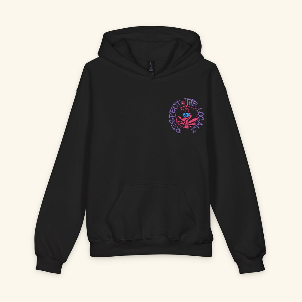 Respect The Localz Wildberry - Junior Trailblazer Hoodie - Black