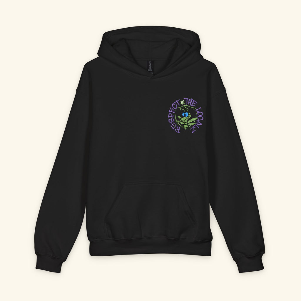 Respect The Localz Turtleberry - Junior Trailblazer Hoodie - Black