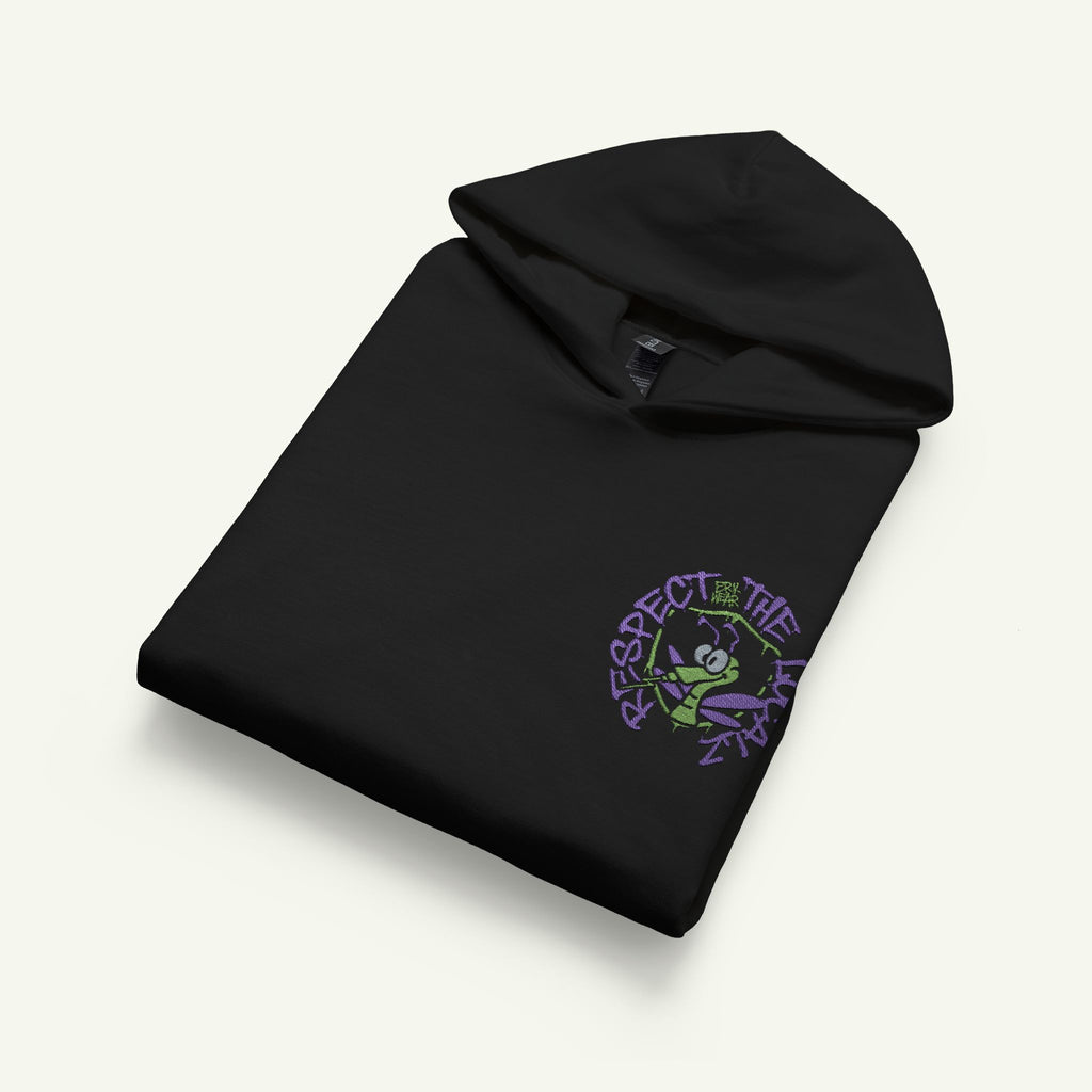 Respect The Localz - Embroidered - Junior Trailblazer Hoodie - Turtleberry/Black