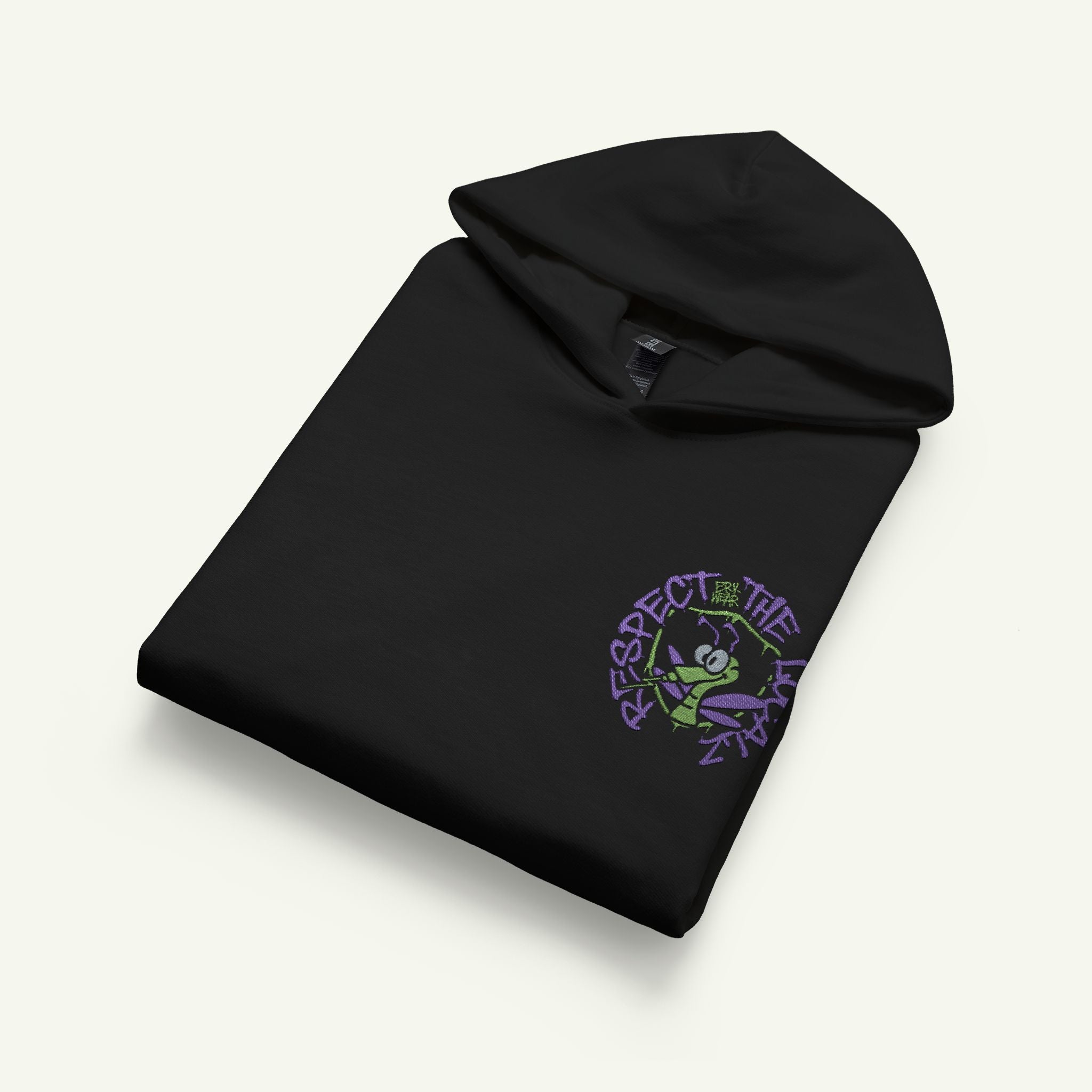 Respect The Localz - Embroidered - Junior Trailblazer Hoodie - Turtleberry/Black