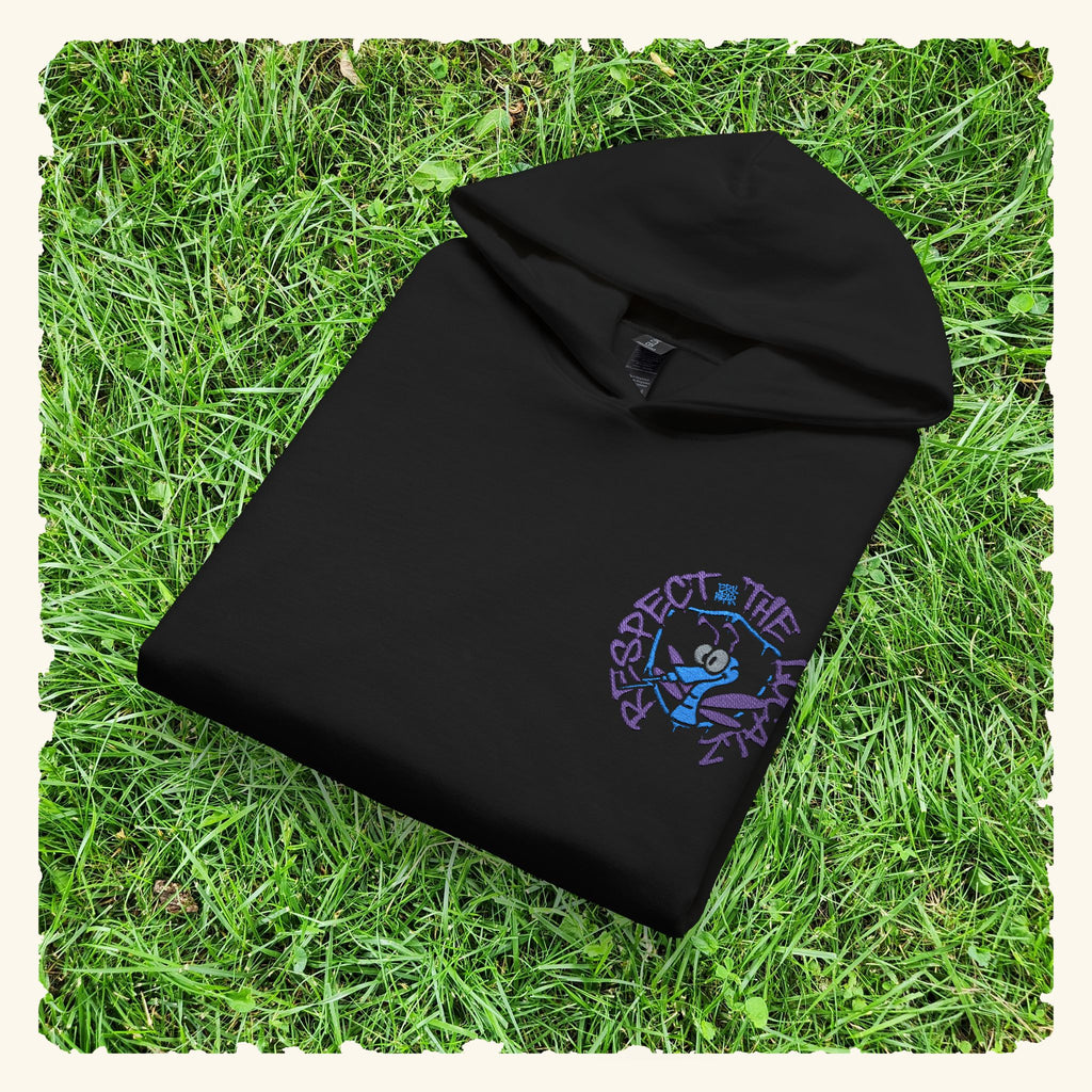 Respect The Localz Blurpleberry - Junior Trailblazer Hoodie - Black