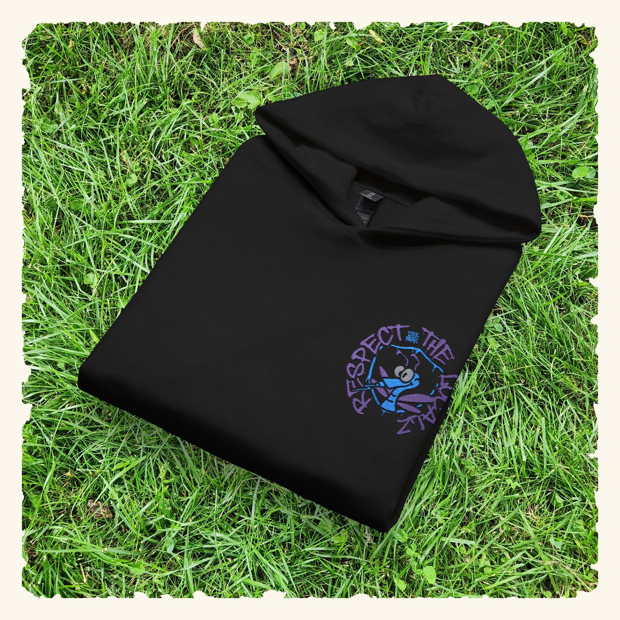 Respect The Localz Blurpleberry - Junior Trailblazer Hoodie - Black