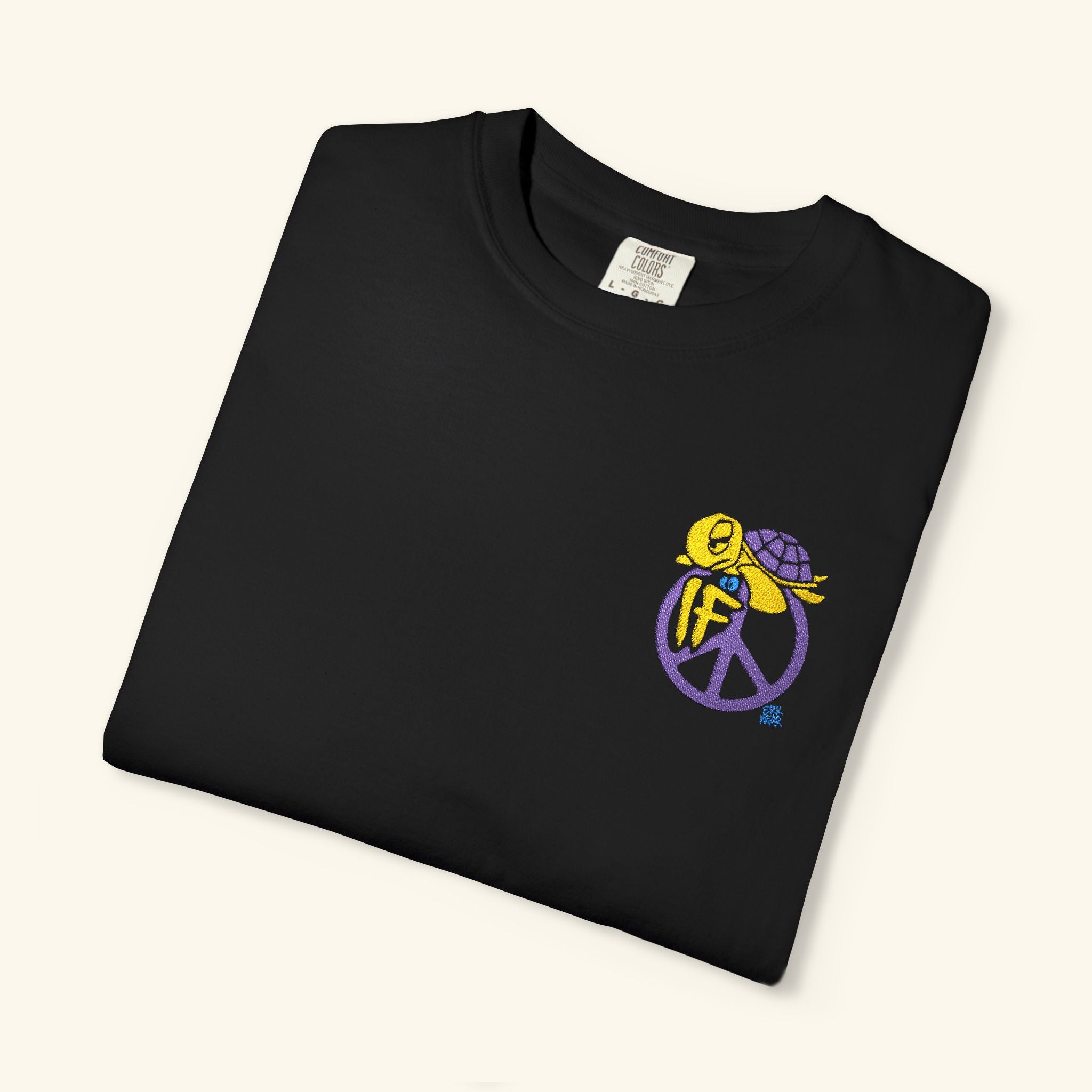 If Peace Slowglow - Classic T-shirt - Black