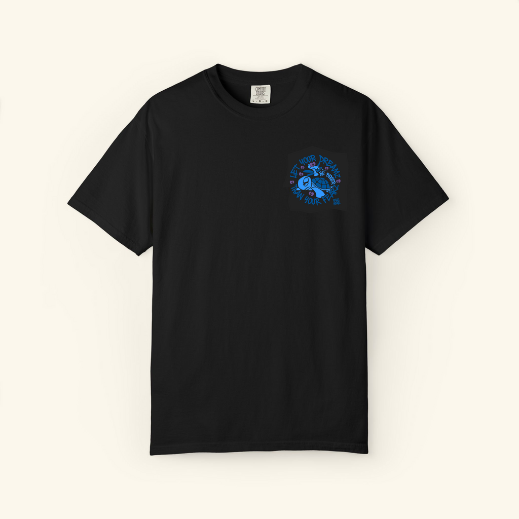 Let Your Dreamz Be Bigger Than Your Fearz Ocean - Classic T-shirt - Black