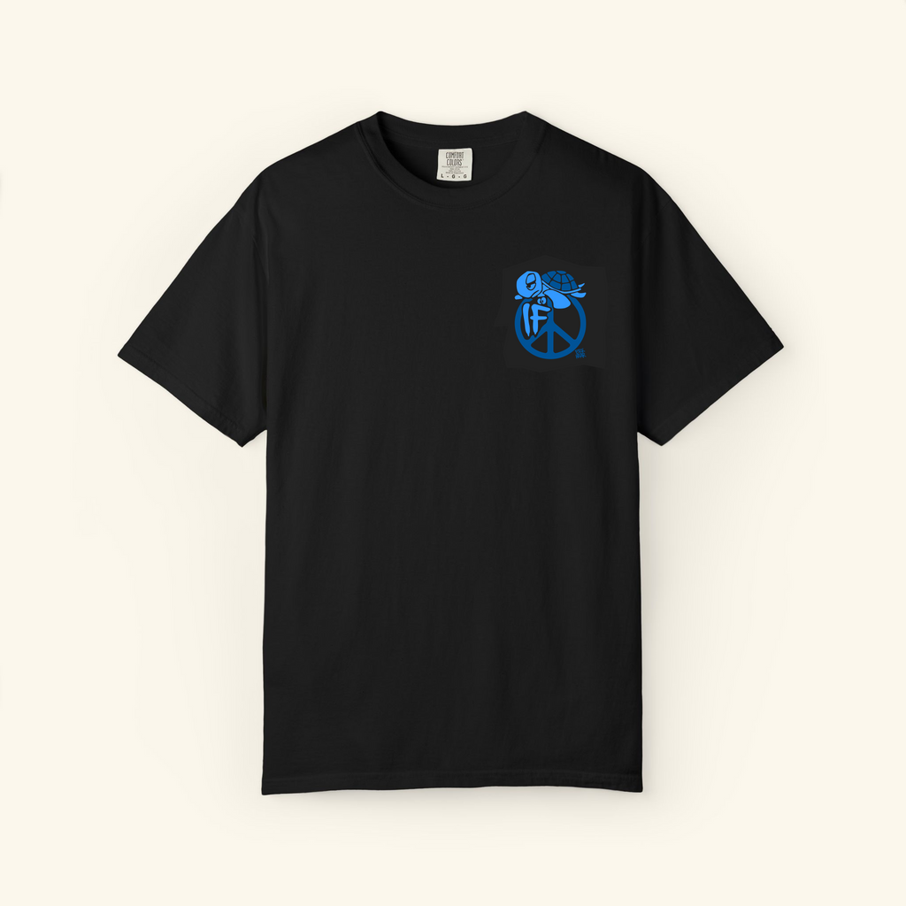 If Peace Ocean - Classic T-shirt - Black