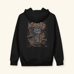 Inspired By The Coffee - Graphic Hoodie - Black