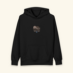 Inspired By The Coffee - Graphic Hoodie - Black